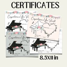40 Editable MUSIC-THEMED EVENT - Piano Invitations and Thank You Cards, Canva Templates, Boho Classical, Birthday, Concert, Party, Wedding, Music Event