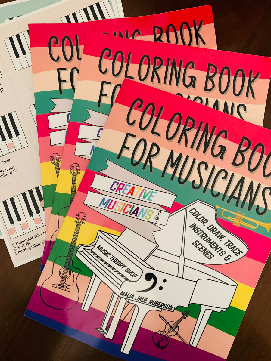 music artist coloring book