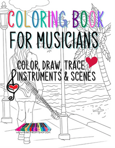 Coloring Book for Musicians