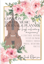 Passacaglia 12-Week Music Planner for High Achieving Musicians