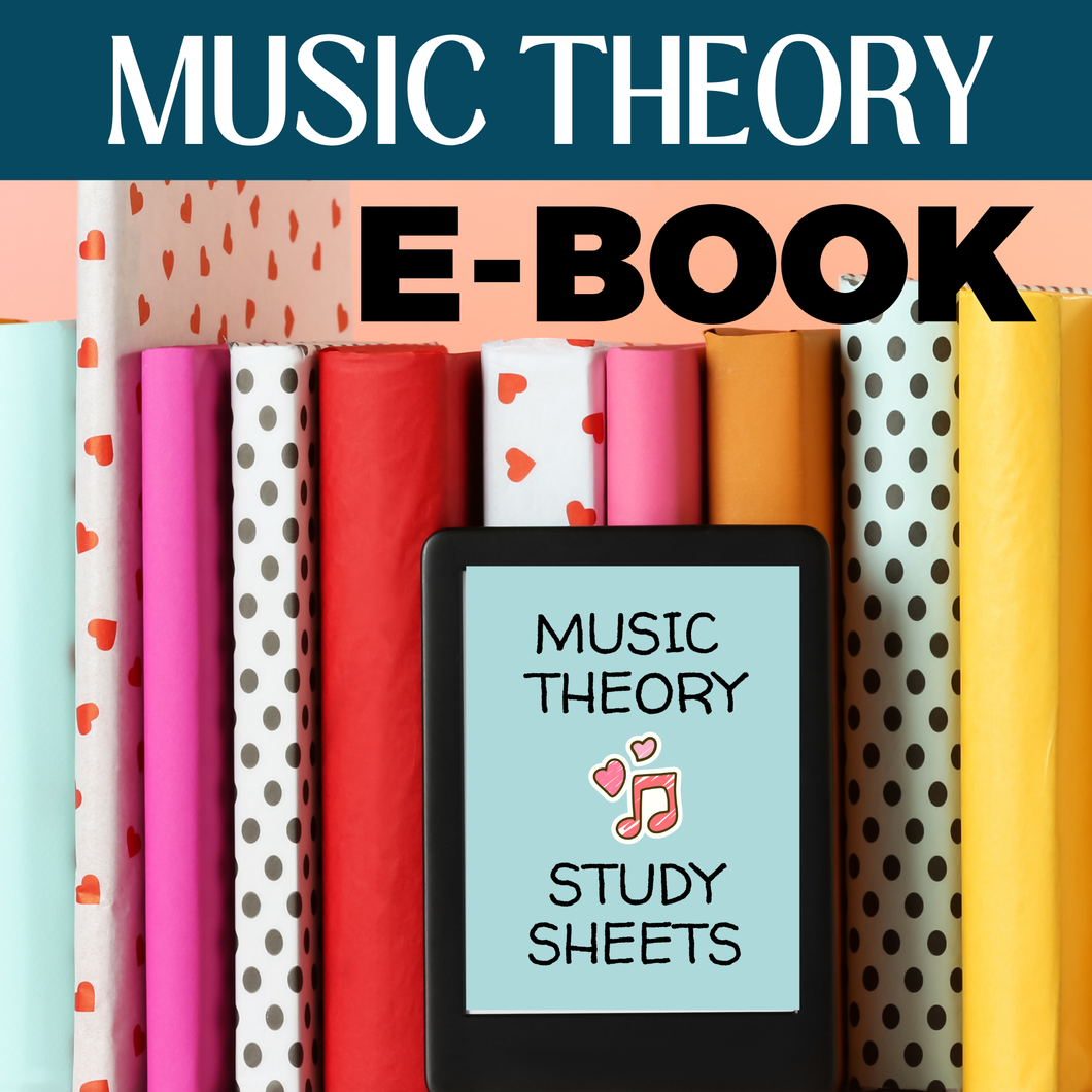 Music Theory E-Book  | Teach Yourself, Music Theory Assignments, Learn Scales, Key Signatures, Circle of 5ths