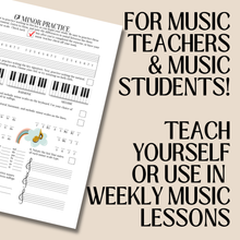 Music Theory Study & Practice Sheets  | 30 Weeks of Music Theory Assignments, Learn Scales, Key Signatures, Circle of 5ths