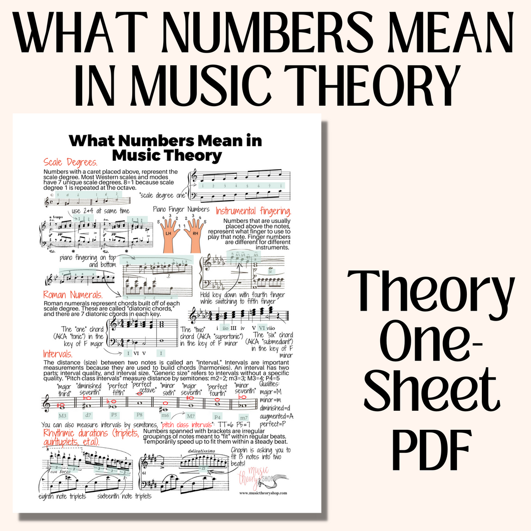 Music Study PDF - Welcome to Music Theory Shop! Free Download 👇