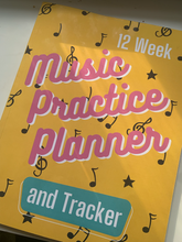 Music Practice PLANNER Book, Music Lessons, Practice Journal, Music Teacher, Music Student, "Plan, Play, Practice, Perform Practice Planner"