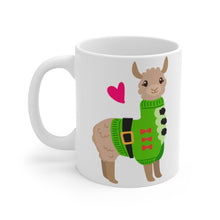 Llama, Solfege, Christmas Sweater, Music Mug