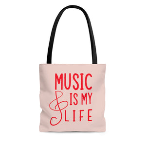 Music is my life Tote Bag