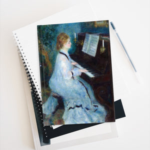 Woman at the Piano, Renoir, 19th-century French Impressionism, Journal