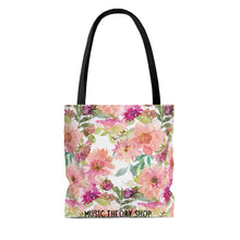 Without Music Life Would Be A Mistake Tote Bag - floral/arabesque