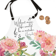 Music Philosopher Quote Apron | Gift for Musician Cook