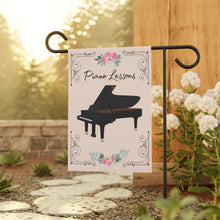 Piano Teacher Banner for Garden or Porch, "Piano Lessons"