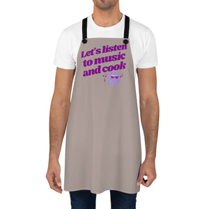Let's Listen to Music and Cook Apron | Gift for Musician