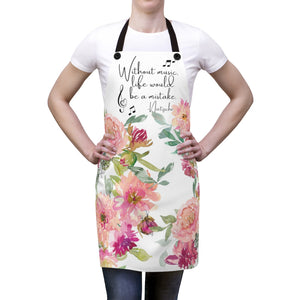 Music Philosopher Quote Apron | Gift for Musician Cook