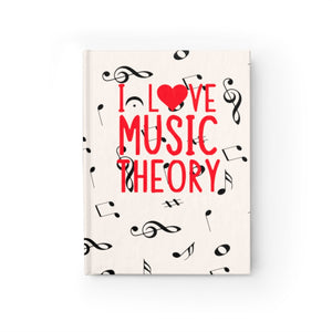 I ❤️ Music Theory Journal - Ruled Line