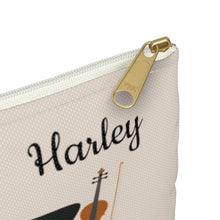 Personalized Music Lesson Bag, Music Rehearsal, Pencil Bag, Pouch Bag