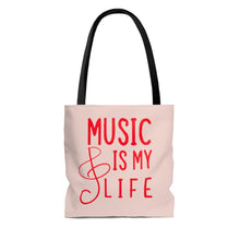 Music is my life Tote Bag